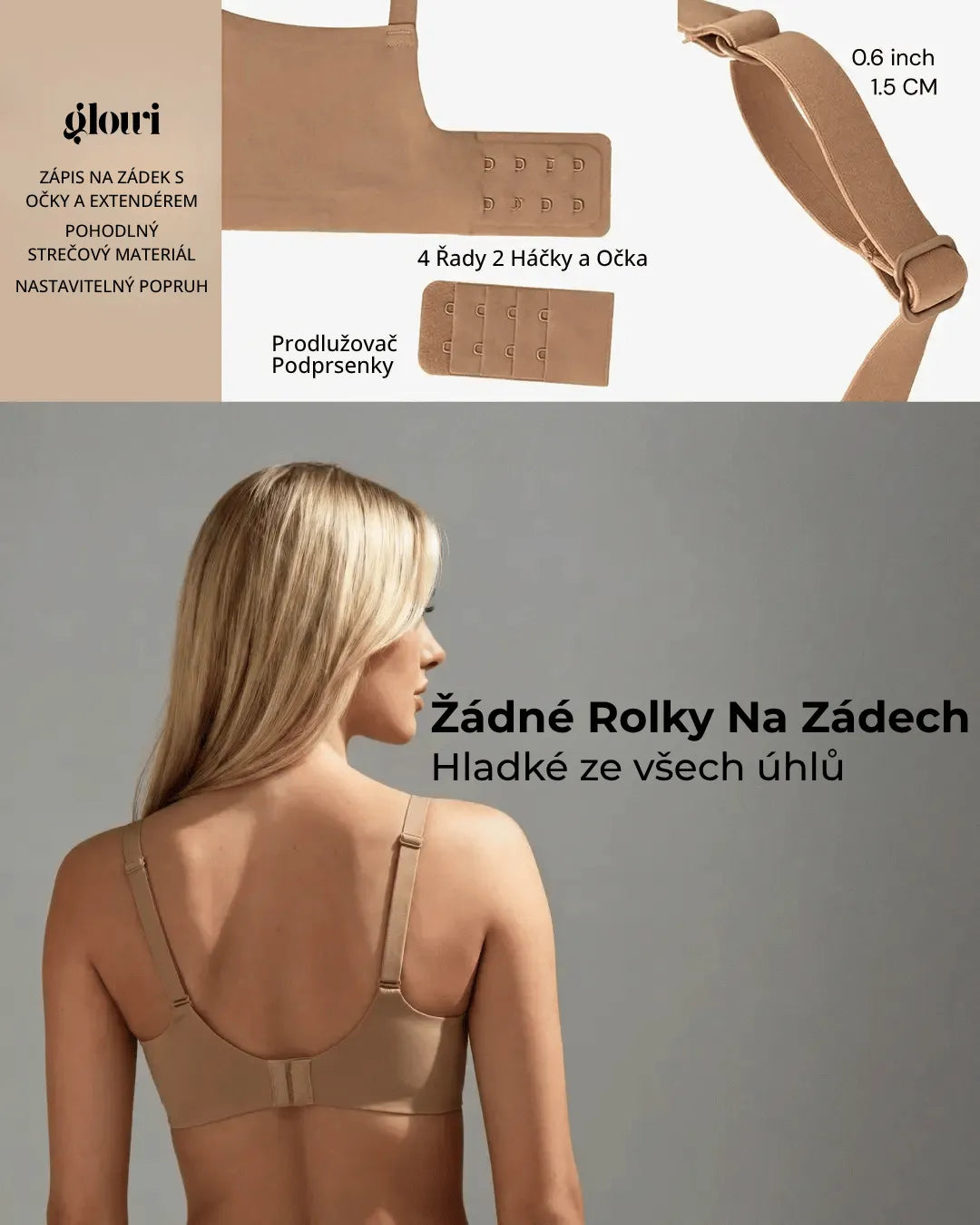 Glowi-Sculpt™ Komfortní Neviditelná Podprsenka